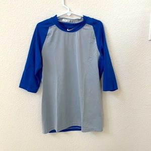 Nike pro dri-fit 3/4 sleeve baseball shirt. Never worn brand new size Medium